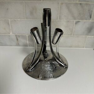 Vintage Barker Ellis England Silverplated
Epergne Floral Centerpiece Frog GUC